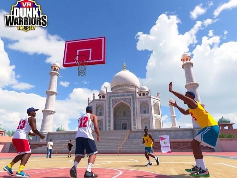 Taj Mahal Virtual Basketball Court VR Dunk Warriors Taj Mahal Court